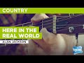 Here In The Real World : Alan Jackson | Karaoke with Lyrics