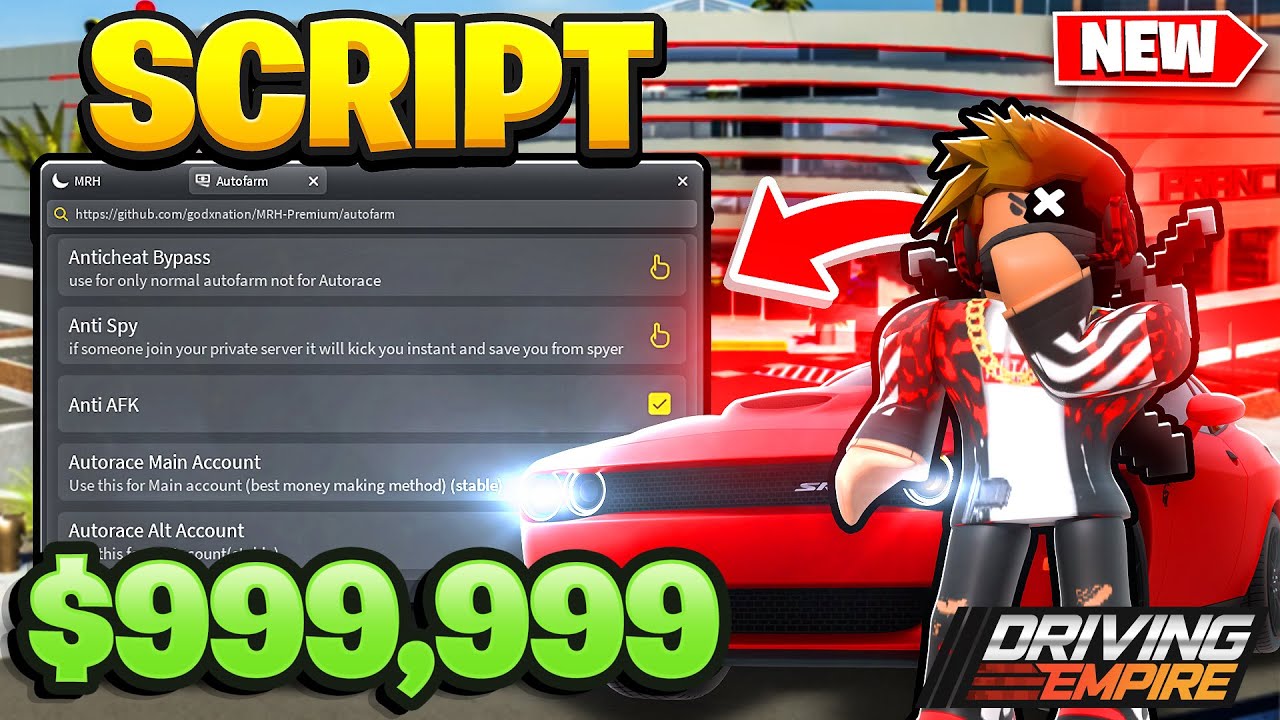 GUI Menu Script for Roblox Driving Empire – Arrest All, SpeedBoost –  Financial Derivatives Company, Limited