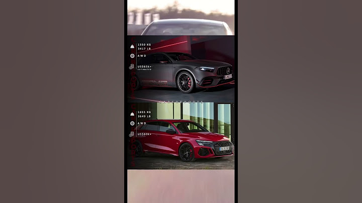 Mercedes-Benz AMG A45S or Audi RS3? Subscribe for daily high performance cars.