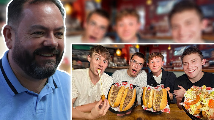 BRITS React to British College Students try Philly Cheesesteak for the first time!