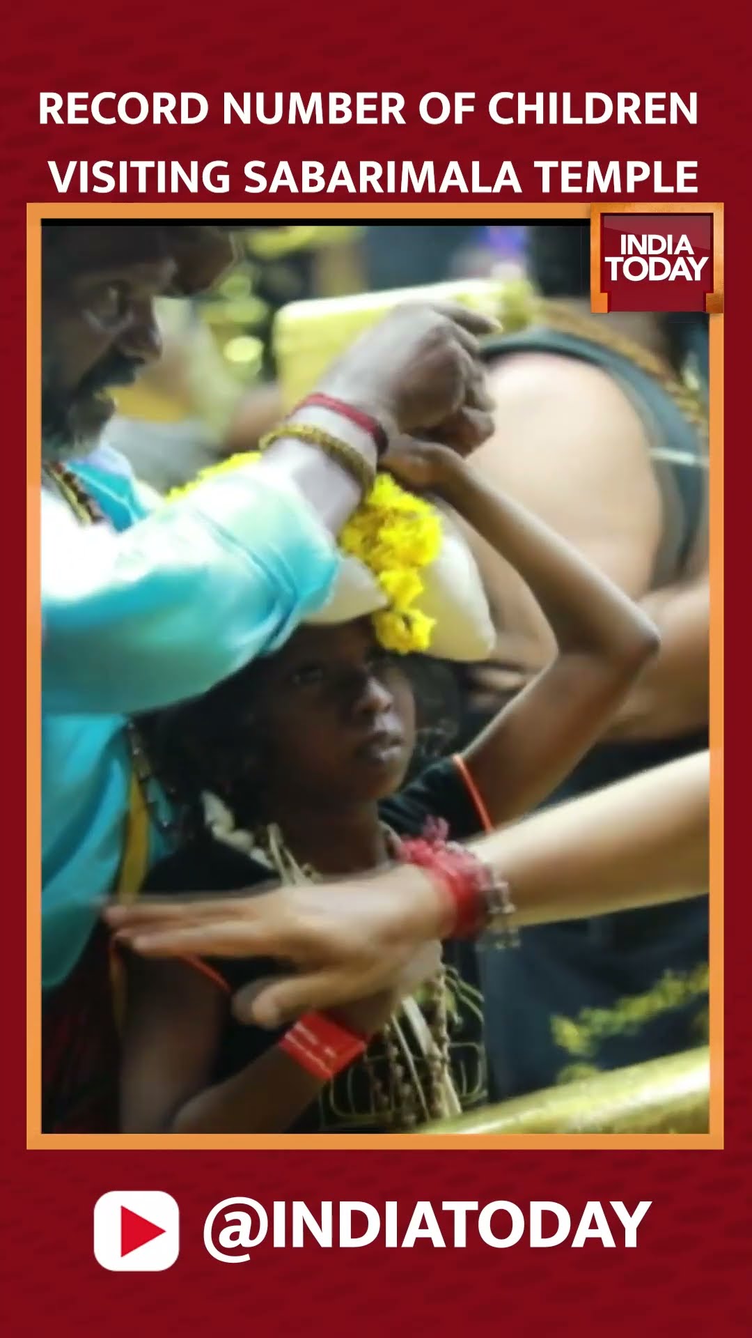 Record Number Of Children Are Visiting Sabarimala Temple During This Annual Pilgrimage Season
