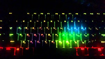 Razer BlackWidow Chroma+DeathAdder Chroma+Kraken 7.1 Chroma. Audio visualizer