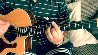 Video thumbnail of "Franz Ferdinand-Take Me Out-Acoustic Guitar Lesson."