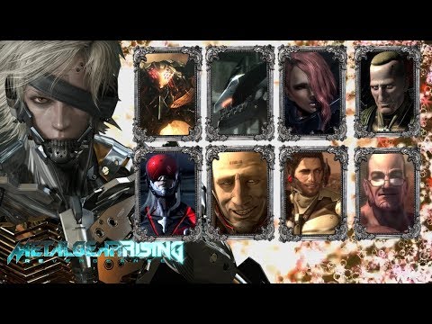 Metal Gear Rising - All Vocal Boss Themes + On Screen Lyrics