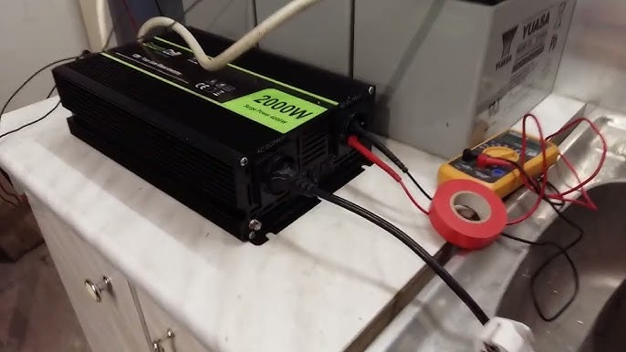 1000 / 2000W Green Cell voltage converter test. How to make an emergency  power supply. 