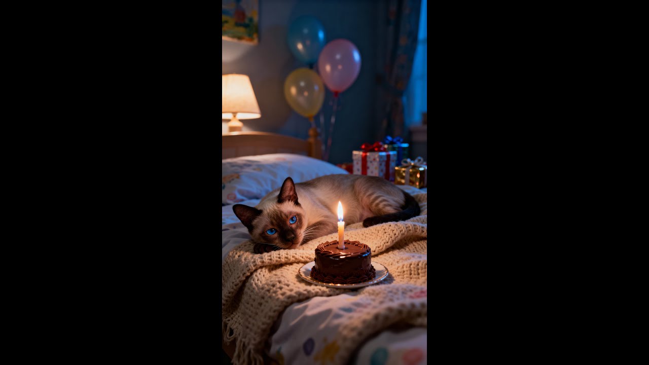 A Quiet Birthday | A Cinematic Cat Story | SweetSadMeow