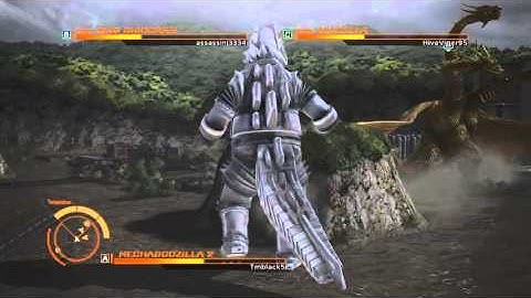 GODZILLA PS4 versus mode : MechaGodzilla 2vs.Godzilla 90