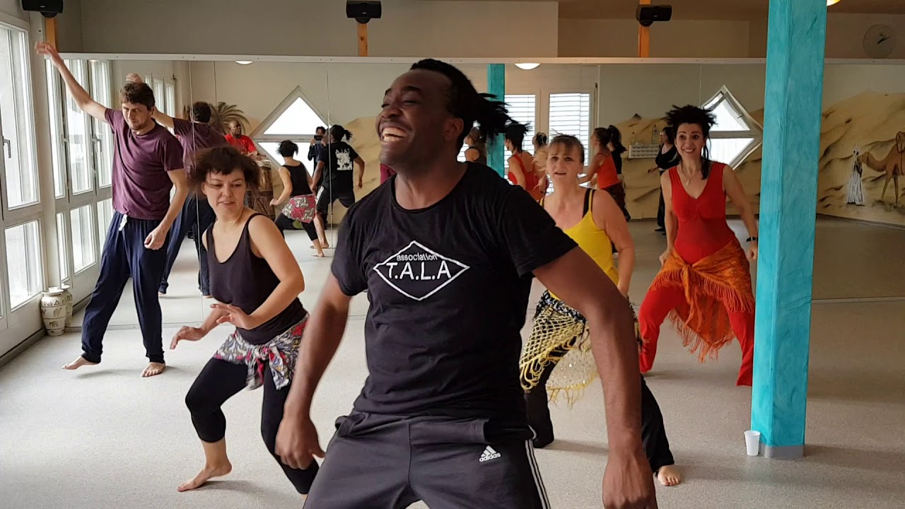 Danse Topoke stage en Suisse avec Tshamala et l'asso Orifit