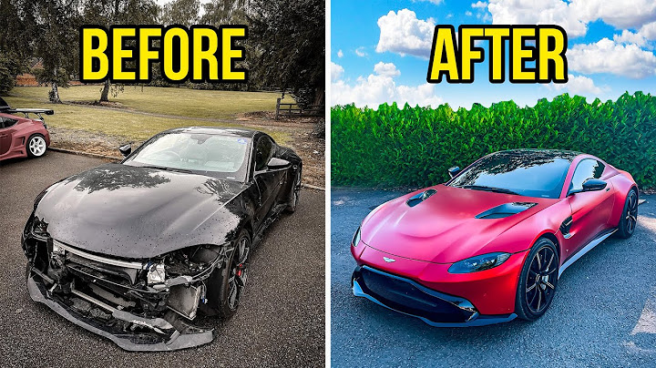 FULL BUILD - REBUILDING A CRASH DAMAGED 2019 ASTON MARTIN VANTAGE