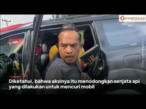 Detik-detik Polisi Tangkap Pelaku Pencurian Mobil Asal Lampung
