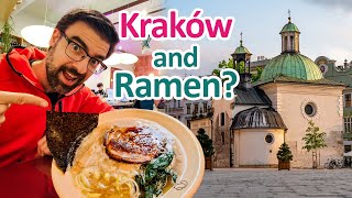 Travel vlog - I traveled 10 HOURS to try THIS RAMEN | Kraków, Poland Vlog
