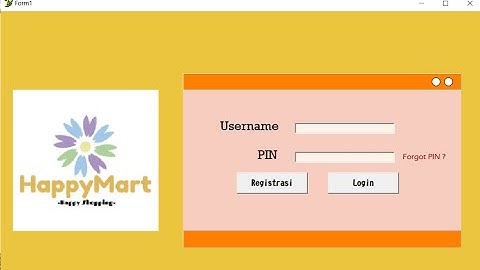Demo Program Aplikasi "HappyMart" Menggunakan Aplikasi Delphi