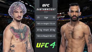 UFC 4 - Sean OMalley vs Rob Font CPU vs CPU Legendary Difficultly