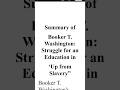 Struggle for an Education Summary