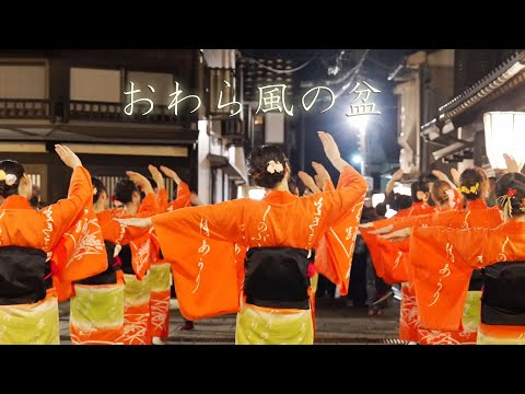 八幡社の下新町、鏡町にて街流し おわら風の盆2023 Most beautiful Bon dance "Owara Kaze no Bon"