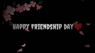 Happy Friendship Day Green Screen Video Template | Green Screen for Best Friend | Green Screen Video
