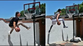 IMPOSSIBLE BASKETBALL TRICK SHOTS WITH WOLFIE AND KRISTOPHER LONDON