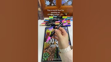 Unwind with this color by number puzzle book #adultcoloring