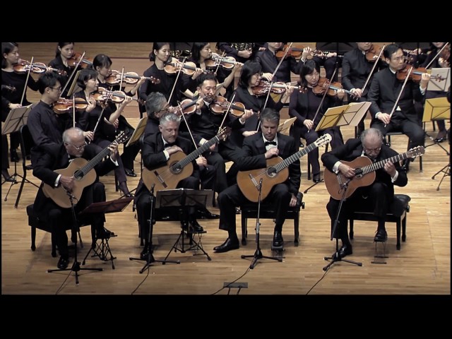Los ROMEROS] J. RODRIGO Concierto ANDALUZ for Four Guitars