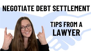 Negotiate Debt Settlement On Your Own // Insider Tips From A Lawyer by SoloSuit – Win Your Debt Collection Lawsuit 1,429 views 1 month ago 6 minutes, 49 seconds