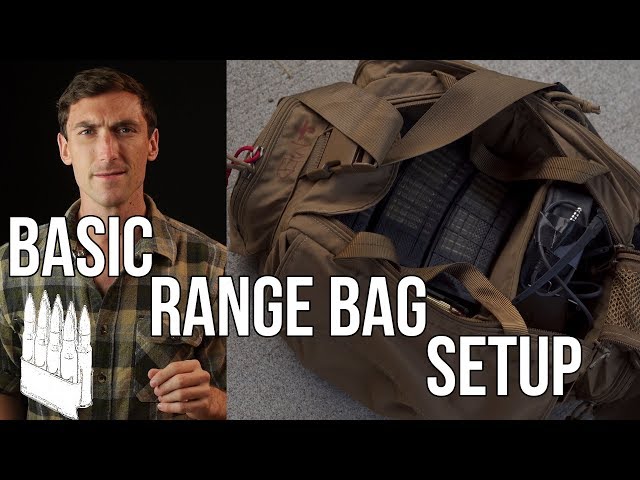 Basics of Range Bags (What to bring to the range) 