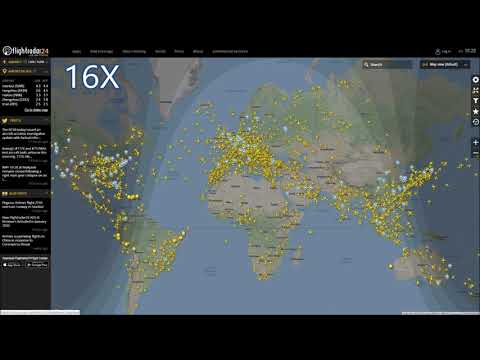 FlightRadar24 : Все самолёты в реальном времени на карте всего мира