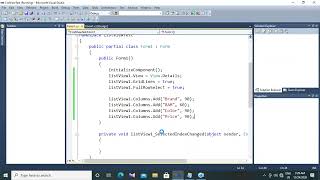 65. ListView in C# - C# Programming in Burmese