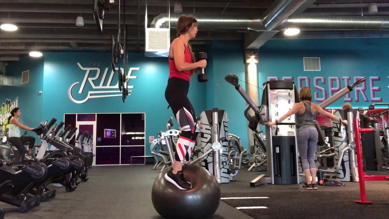 Exercise Ball Workout - YouTube