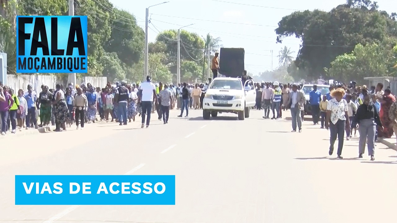 Na Cidade da Beira: Albano Carige inaugurou a Rua 6 no Bairro da Manga @MiramarNews