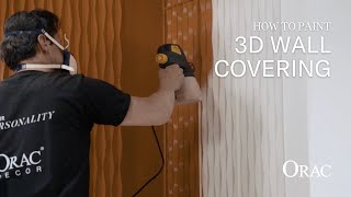 How to paint 3D Wall Covering panels? - Orac Installation Guide