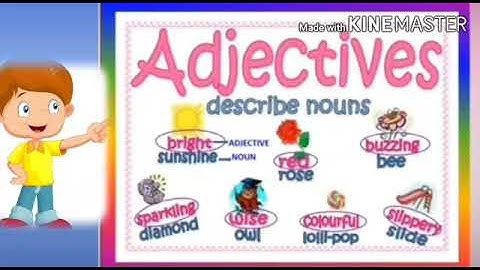 MLZS JHANSI CLASS 3 English Grammar Chapter 10 Descriptive Adjectives