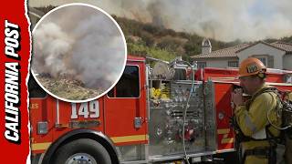 Evacuation Warnings Triggered as Crews Fight the Flames in Santa Clarita Wildfire