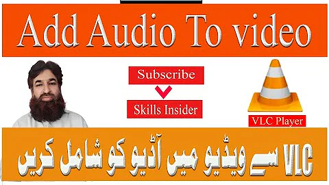 Add audio in video VLC player | Video editing | video converter | vlc tutorial 05 | Skills Insider