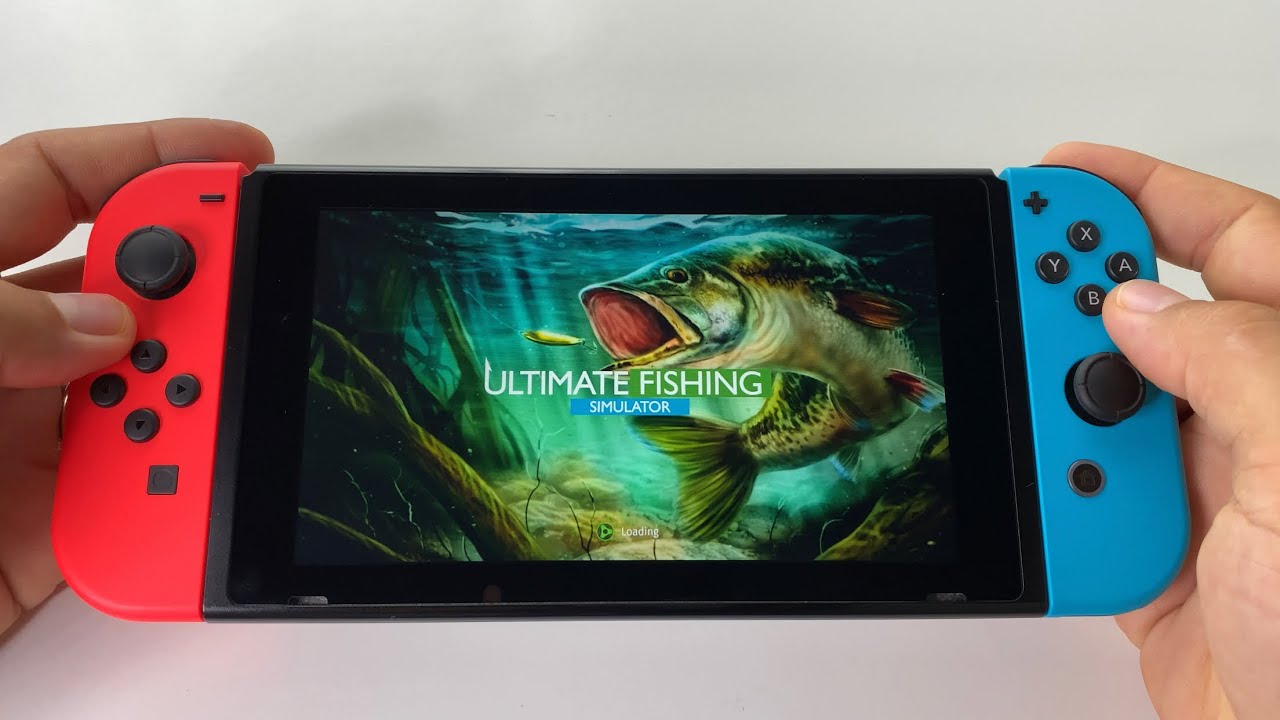 Ultimate Fishing Simulator  Nintendo Switch handheld gameplay 