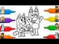 Bluey Easy Drawing | How to Draw Step by Step for Kids