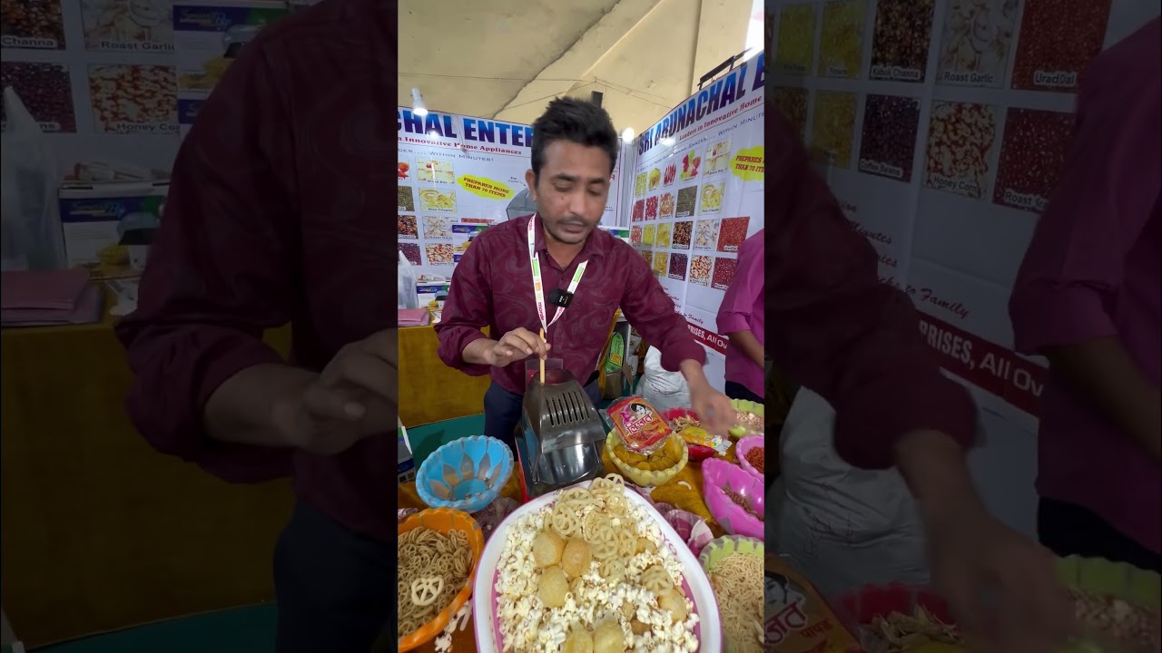 India’s First oil Free Cooking Equipment #ytshorts #food #foodvideos #delhifood #tradefair
