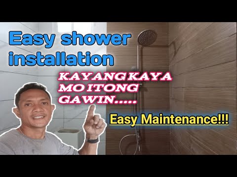 Paano mag kabit Ng Shower • Madaling paraan Ng pag kabit Ng Shower • DIY. • SHOWER INSTALLATION