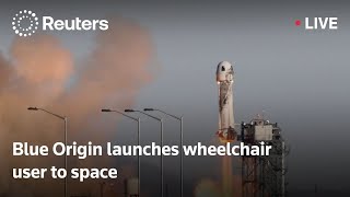 LIVE: Blue Origin’s NS-37 takes first wheelchair user to space