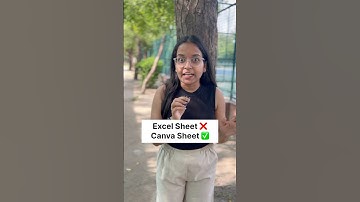 How to use Canva sheets #shortvideo #excel #canva