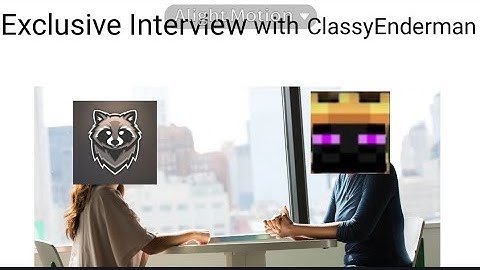 The Exclusive Interview with ClassyEnderman, the Greatest YouTuber in #CraftersMC @ClassyEnderman