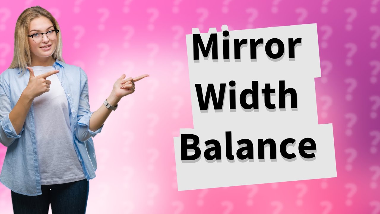 Should A Bathroom Mirror Be Wider Than The Vanity YouTube