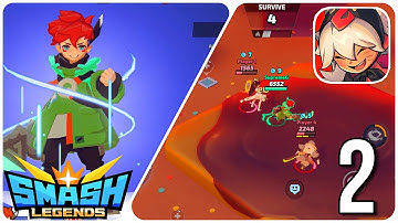 SMASH LEGENDS - Gameplay Walkthrough Part 2 (iOS, Android)