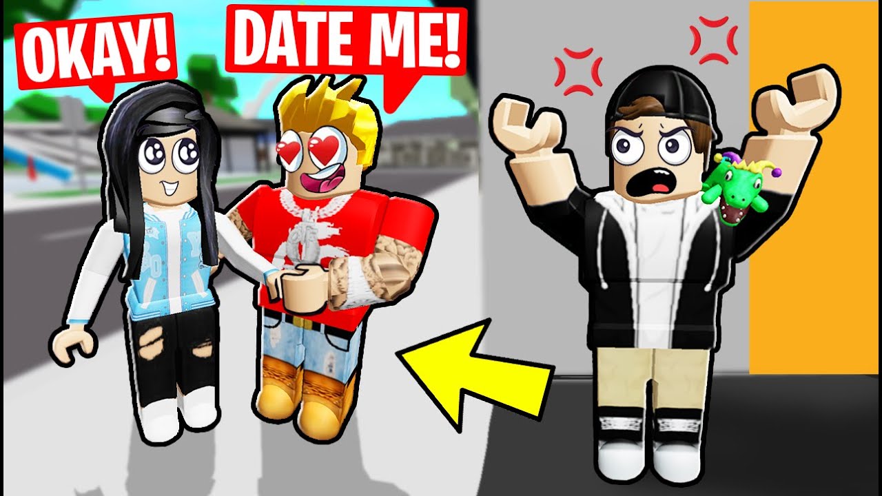 Spying on ROBLOX ONLINE DATERS as a BABY in BROOKHAVEN RP! 