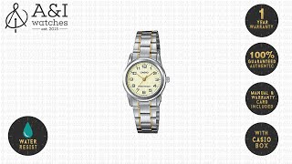 Jam Tangan Casio Original Wanita LTP-V001SG-9B