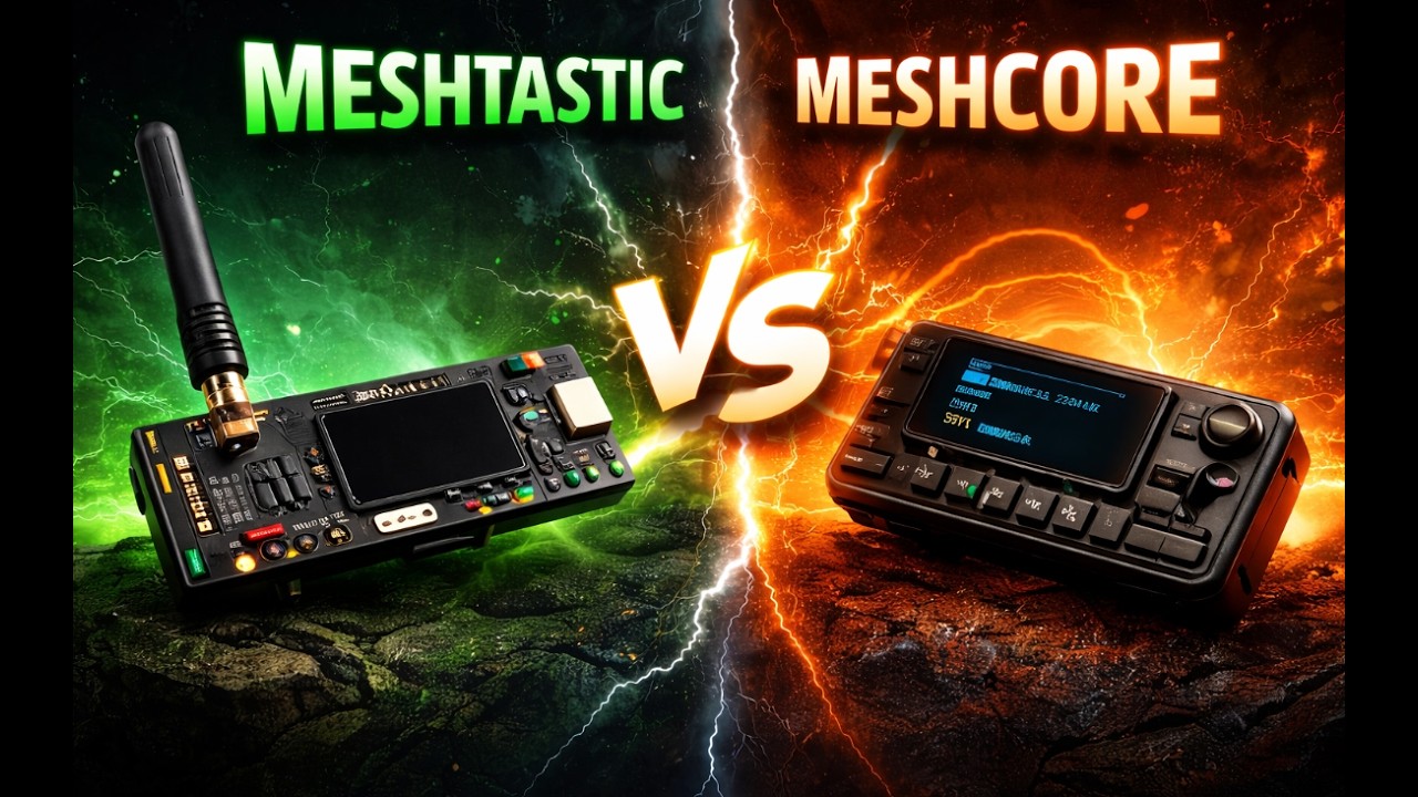 Meshtastic vs Meshcore