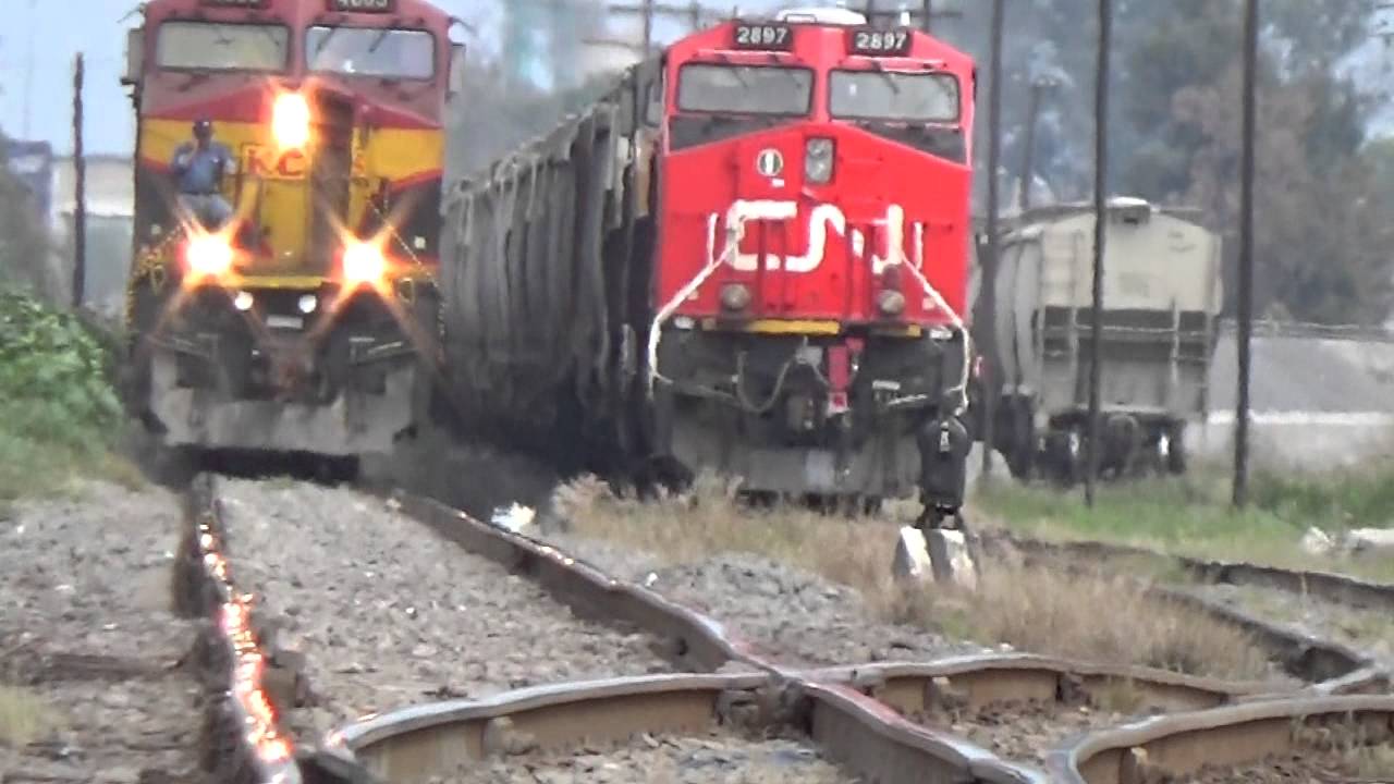 Ferromex Union Pacific Canadian National y KCSM en Irapuato!! YouTube