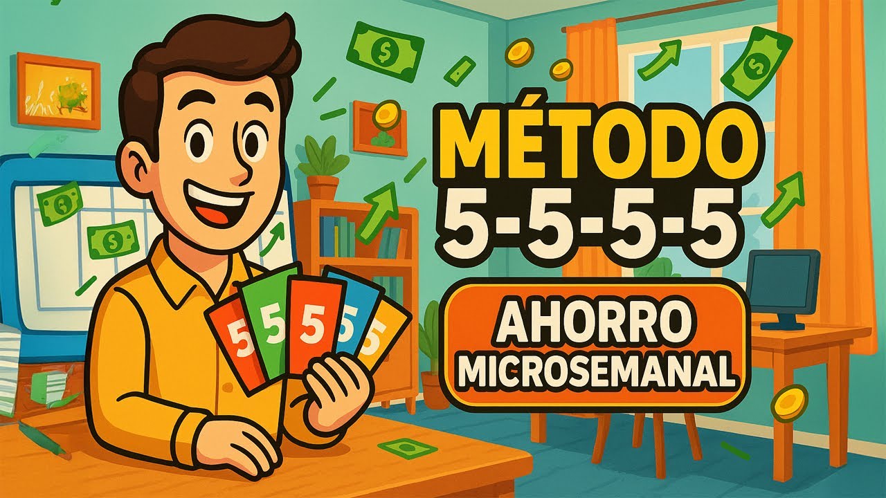Cómo AHORRAR sin dolor 💸 El MÉTODO 5 5 5 5 que realmente FUNCIONA