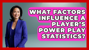 What Factors Influence a Player’s Power Play Statistics? - Puck Stats Central