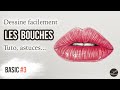 Comment dessiner facilement une bouche raliste  tuto