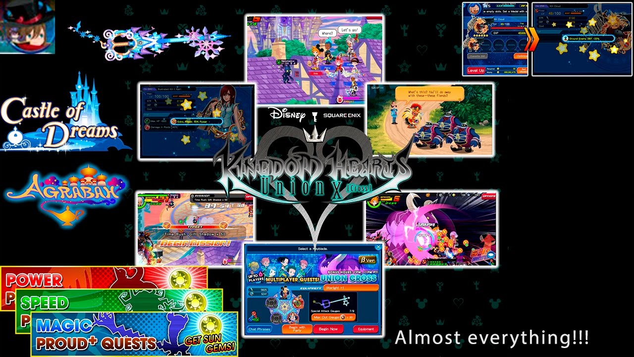 KINGDOM HEARTS UNION X UPDATE! ALMOST EVERYTHING! YouTube